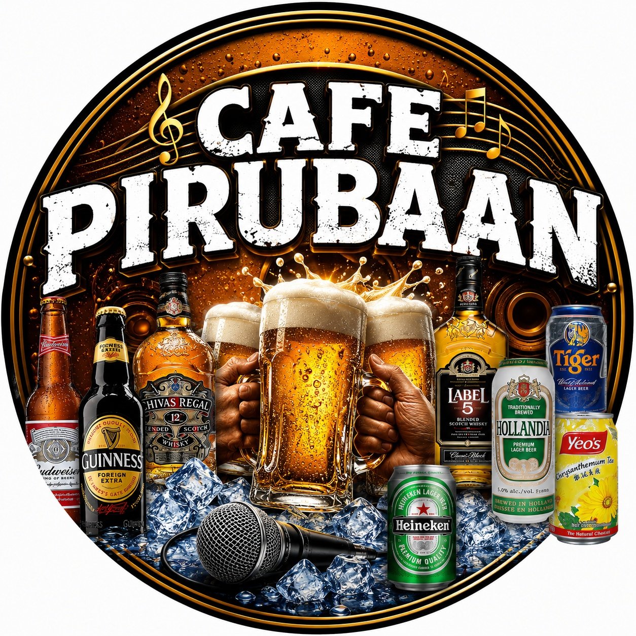 Logo Pirubaan Pub & Karaoke